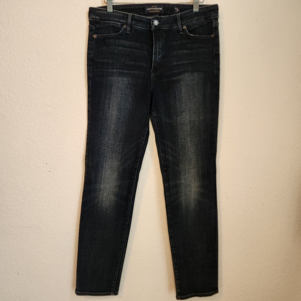 Lucky Brand Hayden Skinny Ankle Dark Blue Jeans, 10/30
